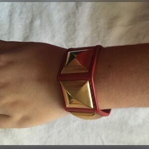 Michael Kors Red Leather Accessory